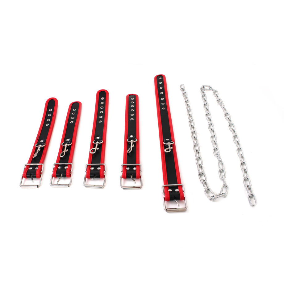 Budget Body Restraints Set Black & Red