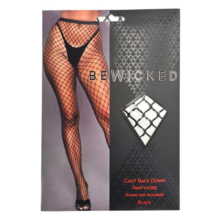 Can't Back Down Pantyhose - BLK / OS