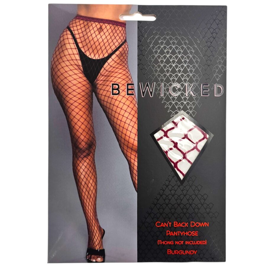 Can't Back Down Pantyhose - BUR / OS