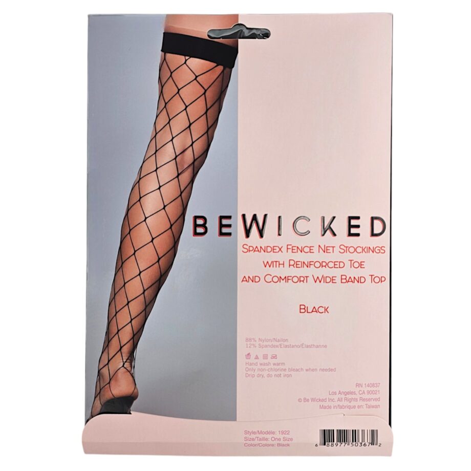 Caught In My Trap Thigh Highs - BLK / OS