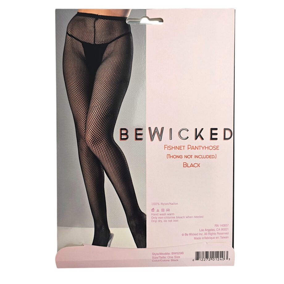Caught In Your Net Pantyhose - BLK / OS