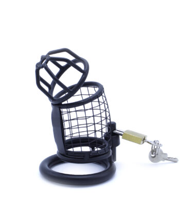 Chastity Cage Squares Black