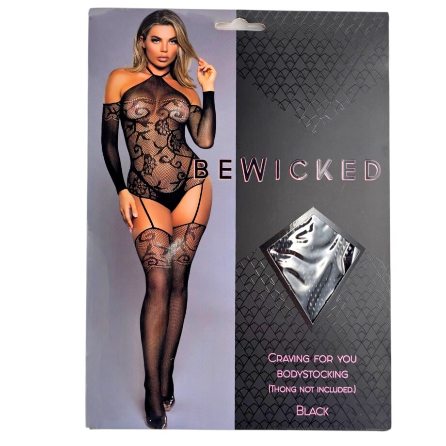 Craving For You Bodystocking - BLK / OS
