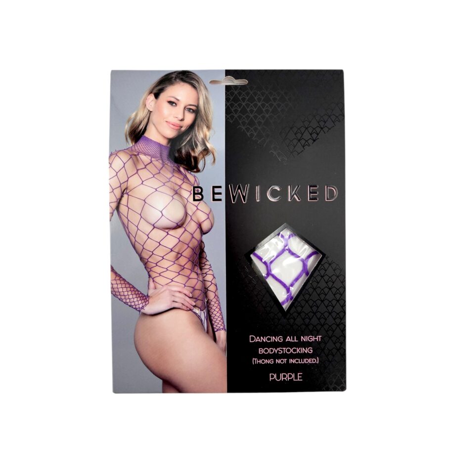 Dancing All Night Bodystocking - PUR / OS