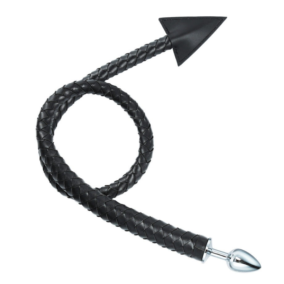 Devil Tail Buttplug and Weaved Whip