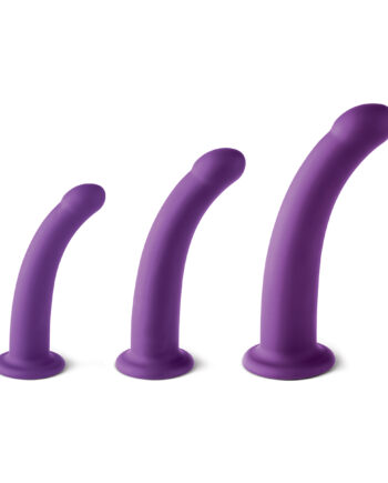 Dildos Set S/M/L Purple for Uiversal Harness