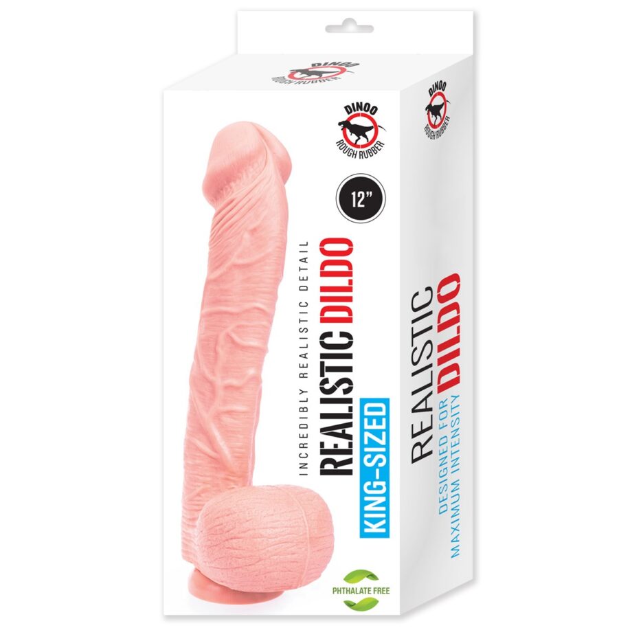 Dinoo King-Size Cock - Curved Flesh