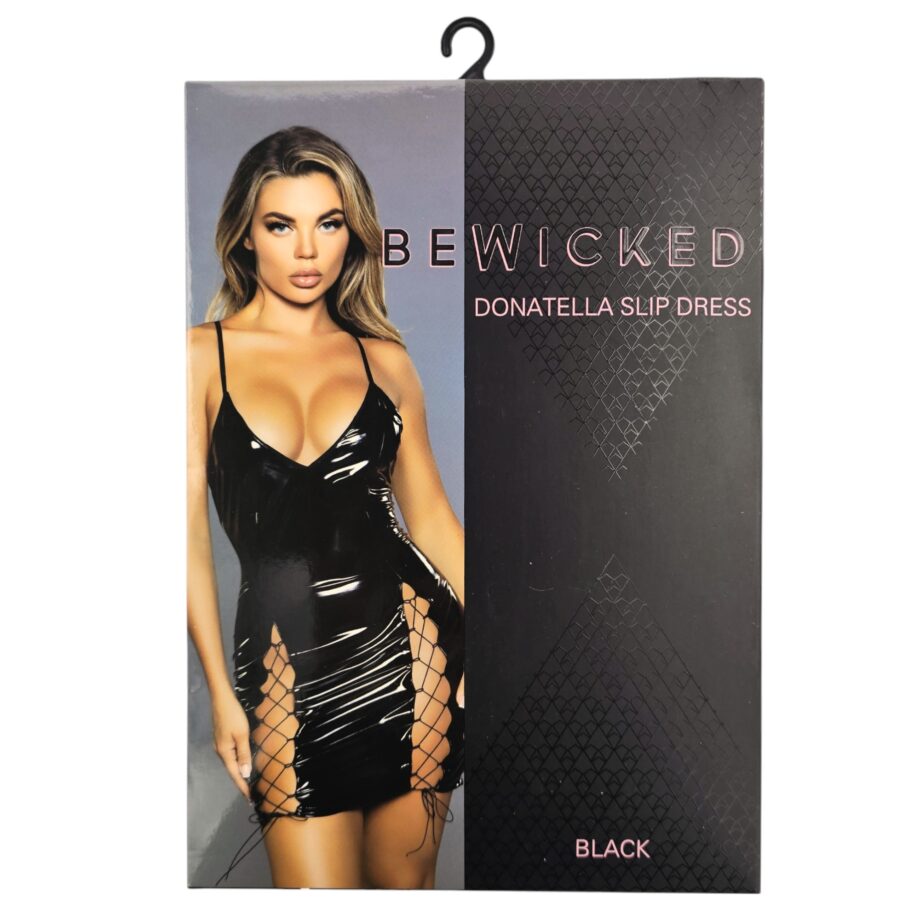 Donatella Slip Dress - BLK / S