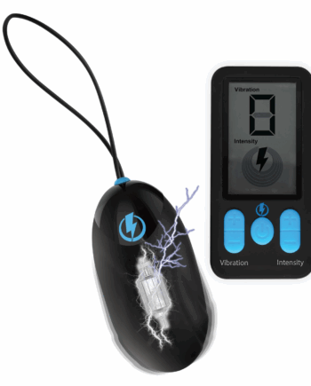 E-Stim Pro Silicone Vibrating Egg with Remote Control