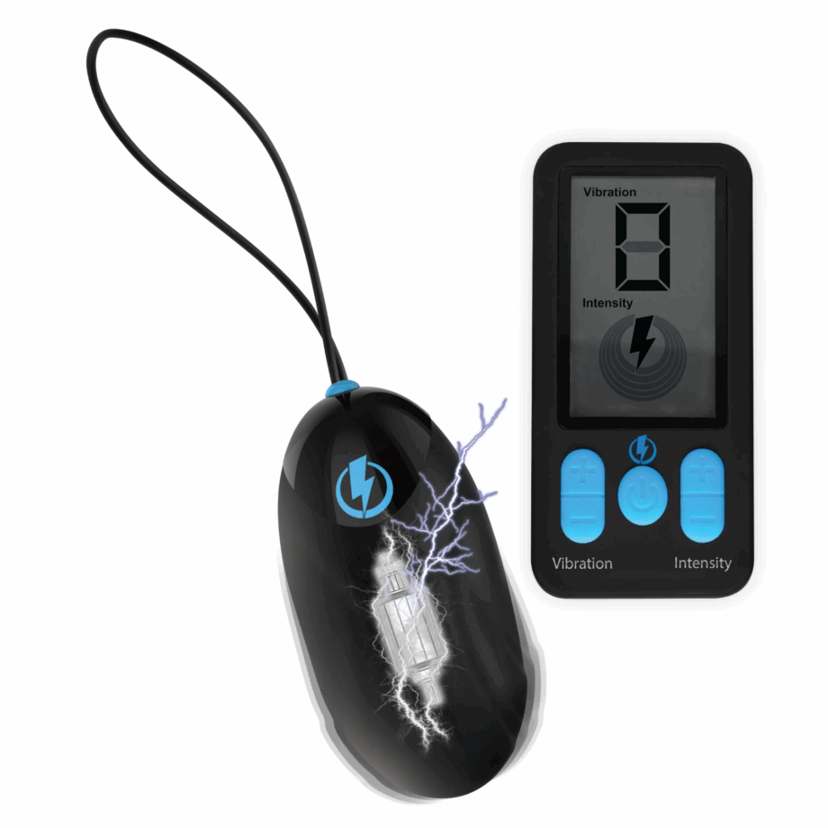 E-Stim Pro Silicone Vibrating Egg with Remote Control
