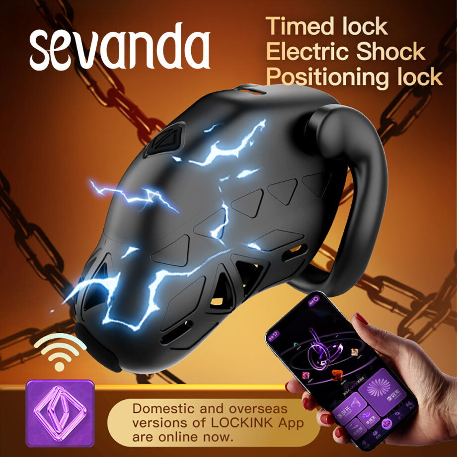 Electric Shock Chastity Cage Automatic Lock