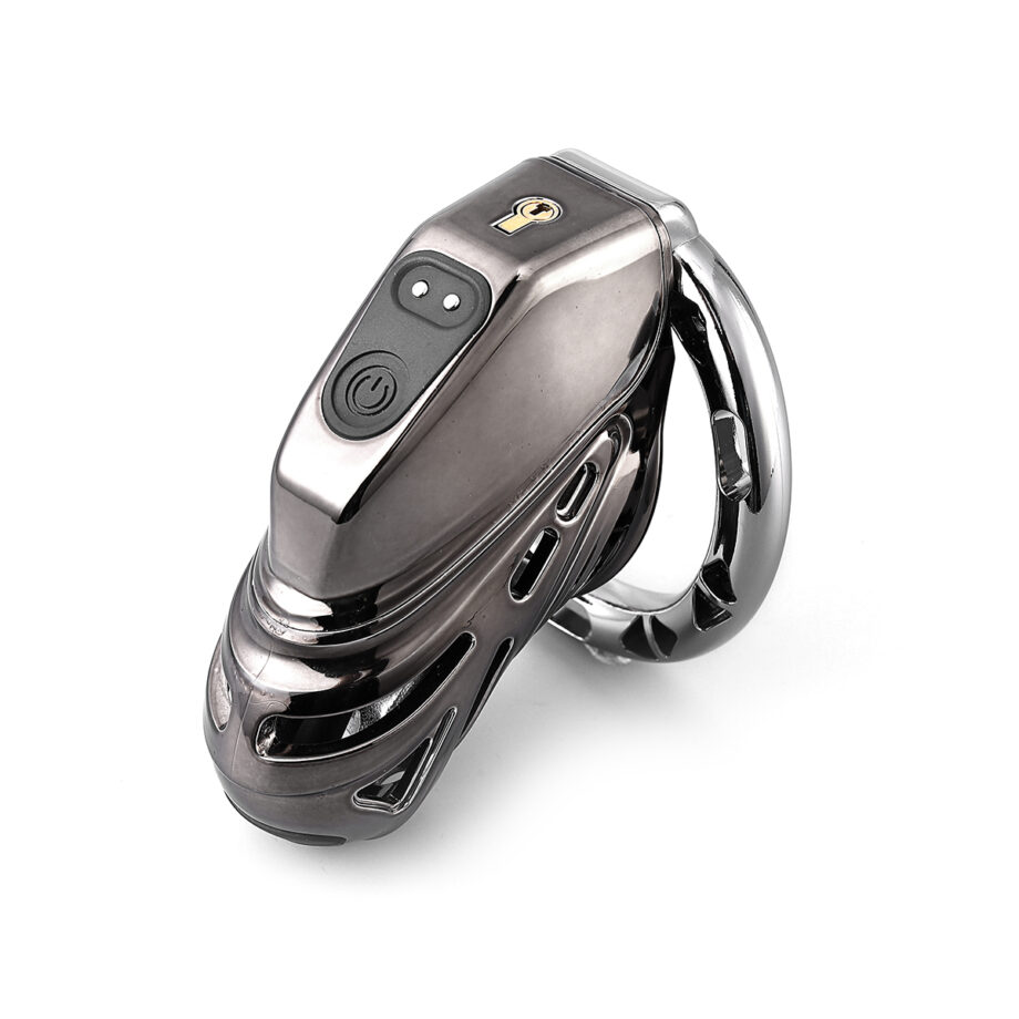 Electric Shock Chastity Cage  Manual Lock