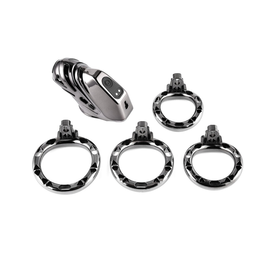 Electric Shock Chastity Cage  Manual Lock