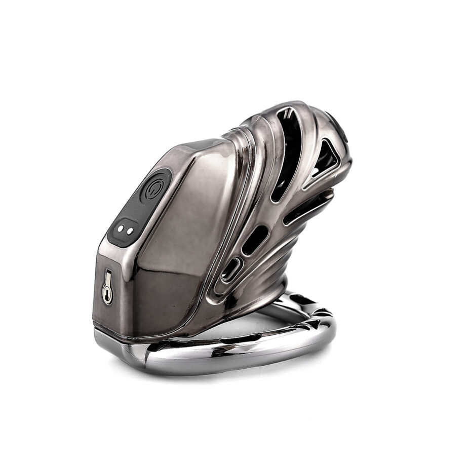 Electric Shock Chastity Cage  Manual Lock