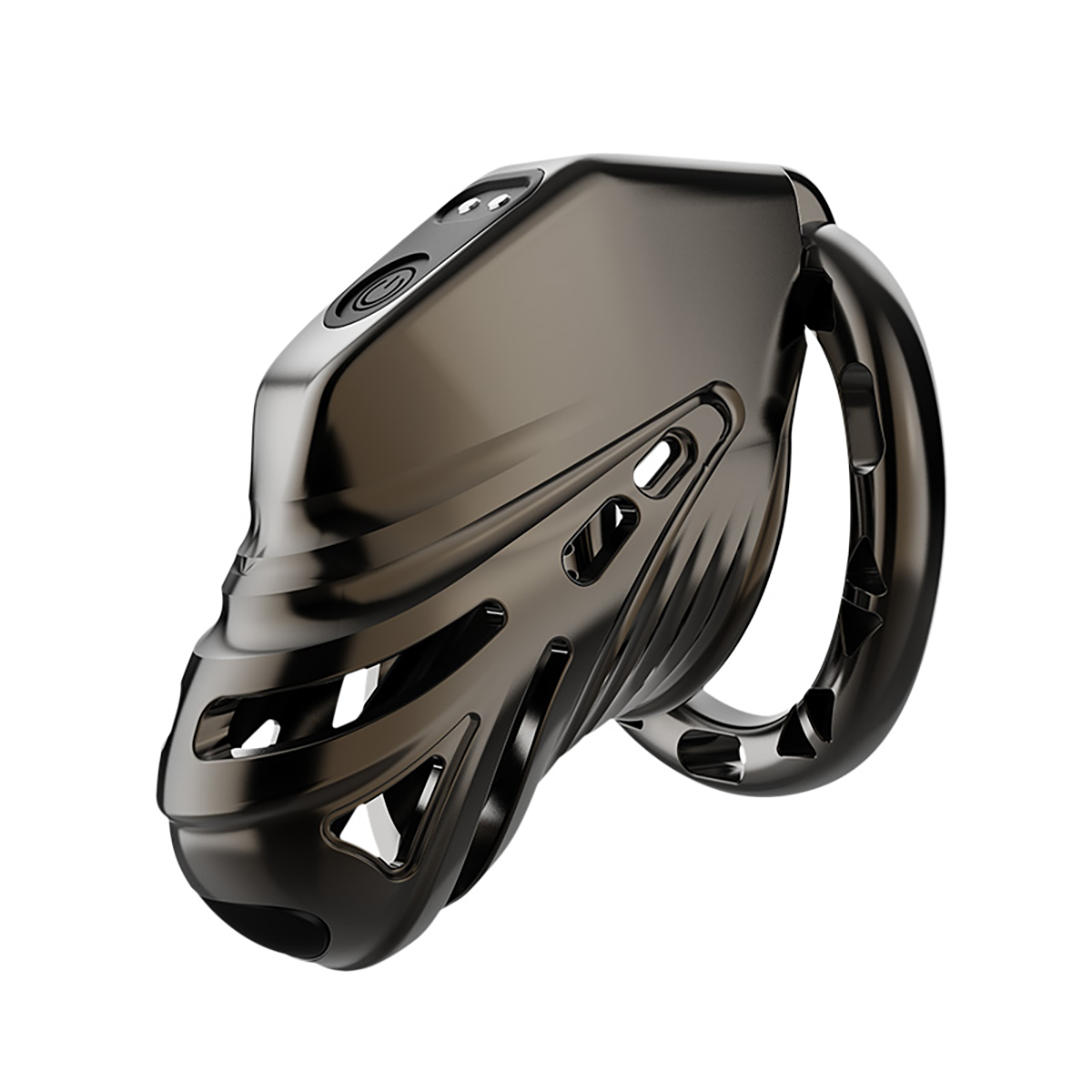 Electric Shock Chastity Cage  Manual Lock