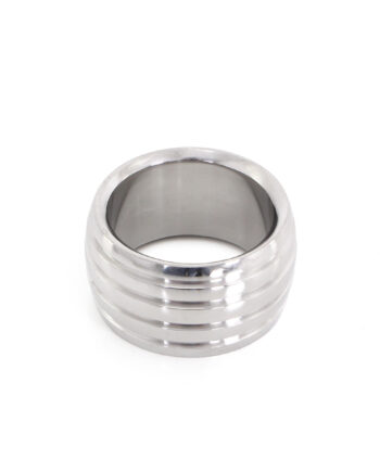 Fancy Steel Donut Cockring 35 mm