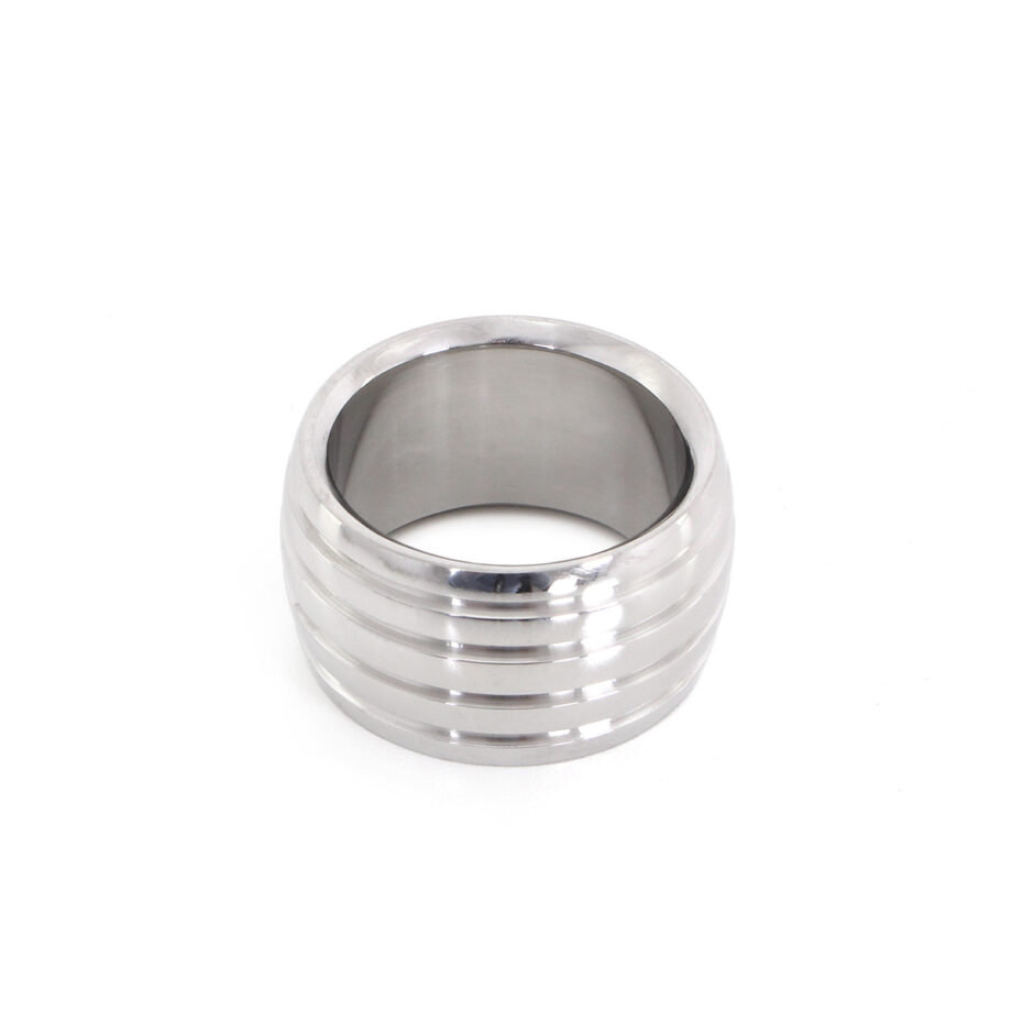 Fancy Steel Donut Cockring 35 mm