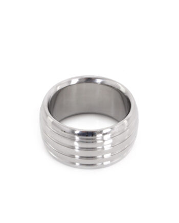 Fancy Steel Donut Cockring 40 mm