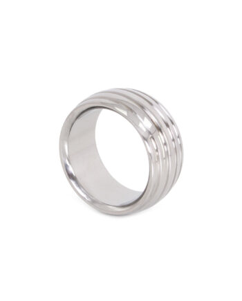 Fancy Steel Donut Cockring 45 mm