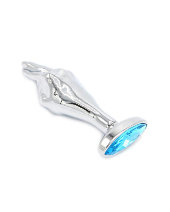 Fist Butplug Blue Gem L