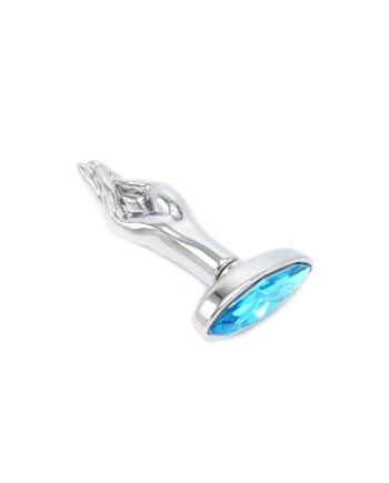 Fist Butplug Blue Gem S