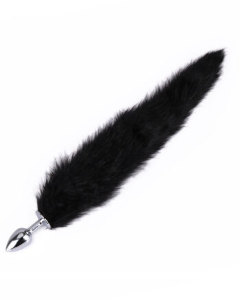 Fox Tail Plug Black Short