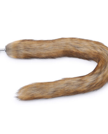Fox Tail Plug Brown Long