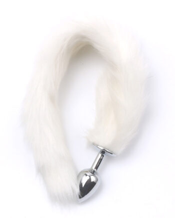 Fox Tail Plug White - Short