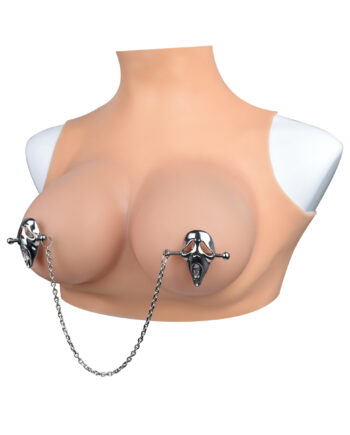 Ghostface Mask Nipple Clamps