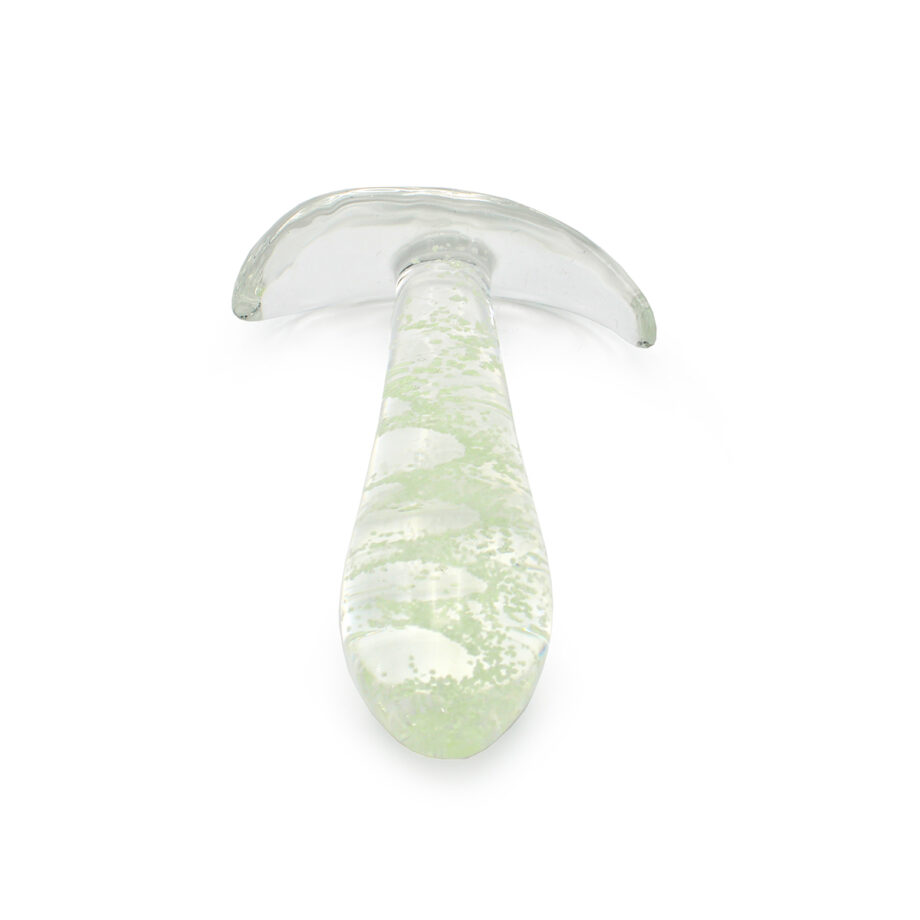 Glass Anal Plug - Glow in the Dark