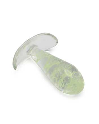 Glass Anal Plug - Glow in the Dark