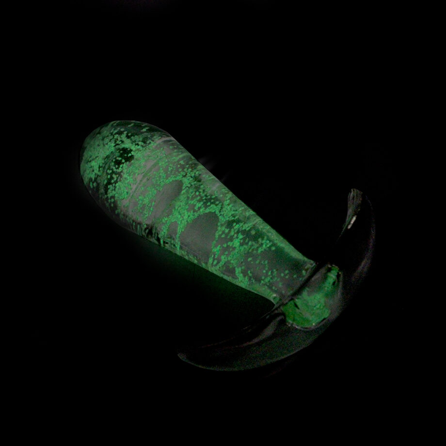 Glass Anal Plug - Glow in the Dark