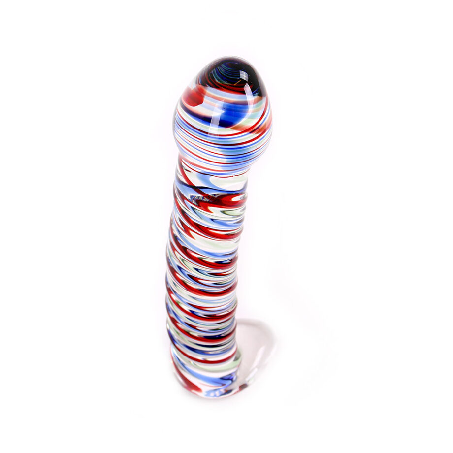 Glass Dildo Color Swirl