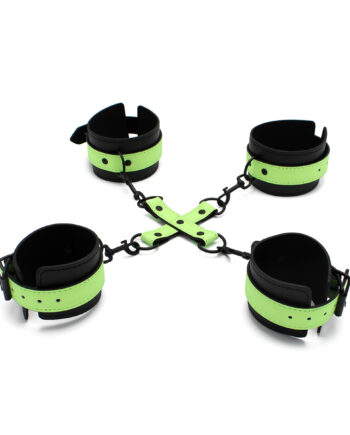 Glow In The Dark Cuffs Hogtie 3 Set