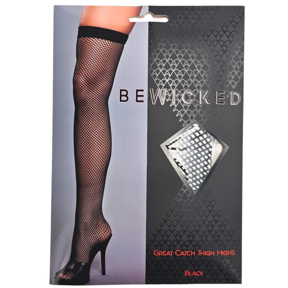 Great Catch Thigh Highs - BLK / OS