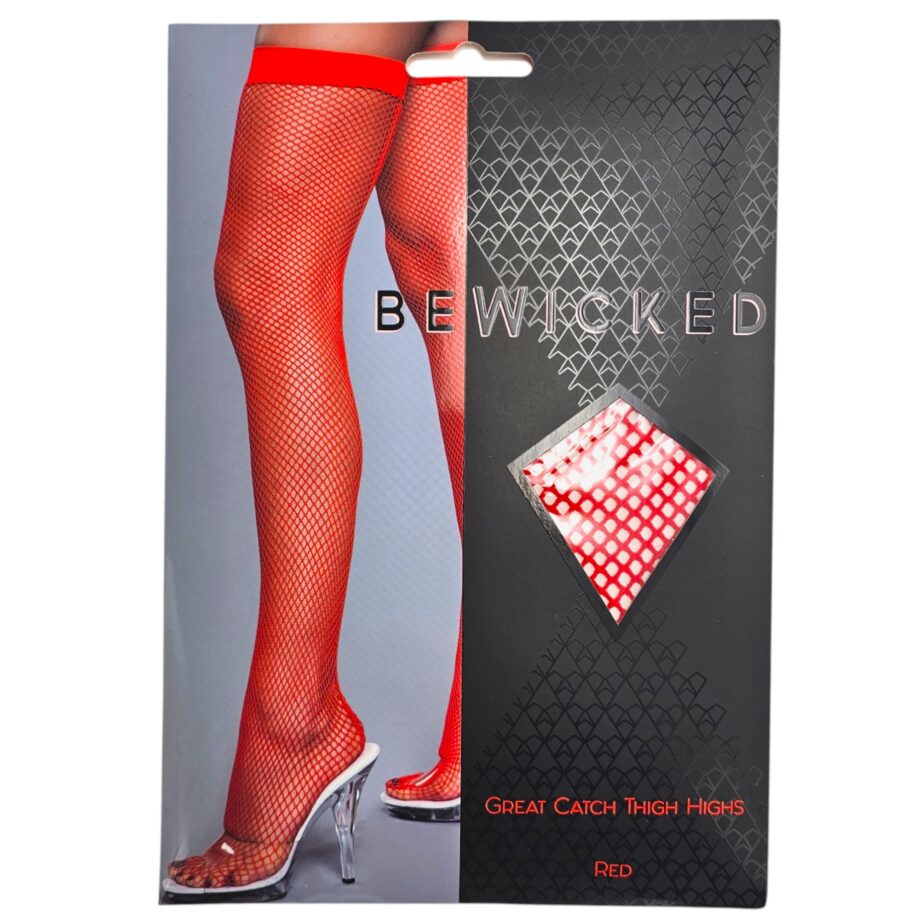Great Catch Thigh Highs - RD / OS