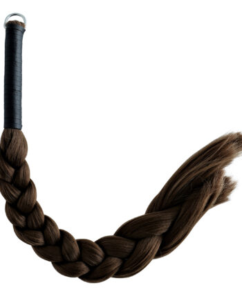 Hair Whip Brown Synthetic