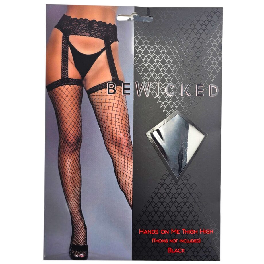 Hands on Me Thigh Highs - BLK / OS