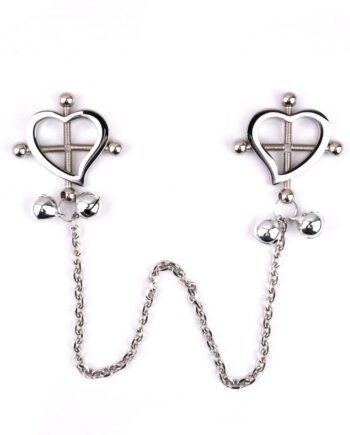 Heart-Shaped Nipple Clamps Tinkling Bells