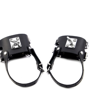Leather Ankle Restraints with Heavy O-Ring