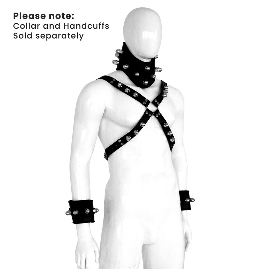 Leather Harness Spikey Nuts