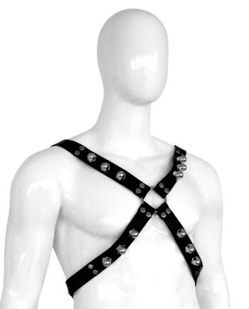 Leather Harness Spikey Nuts