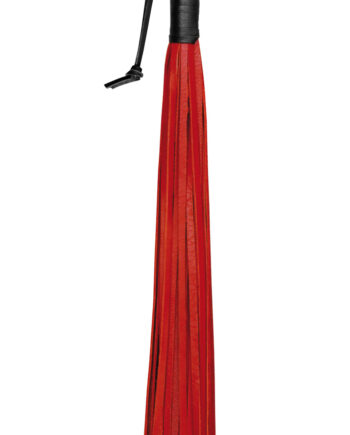 Leather Red Whip Soft - 24 Strings