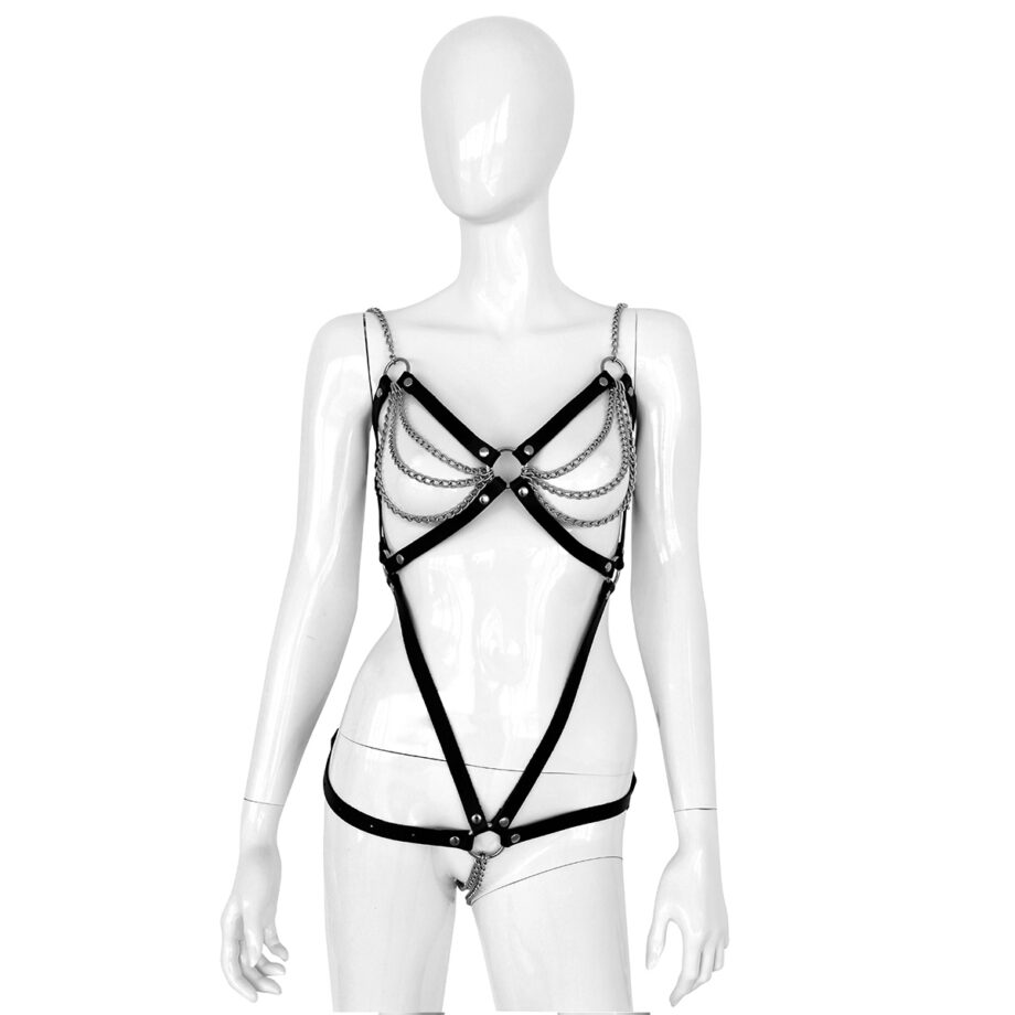 Leather and chains body