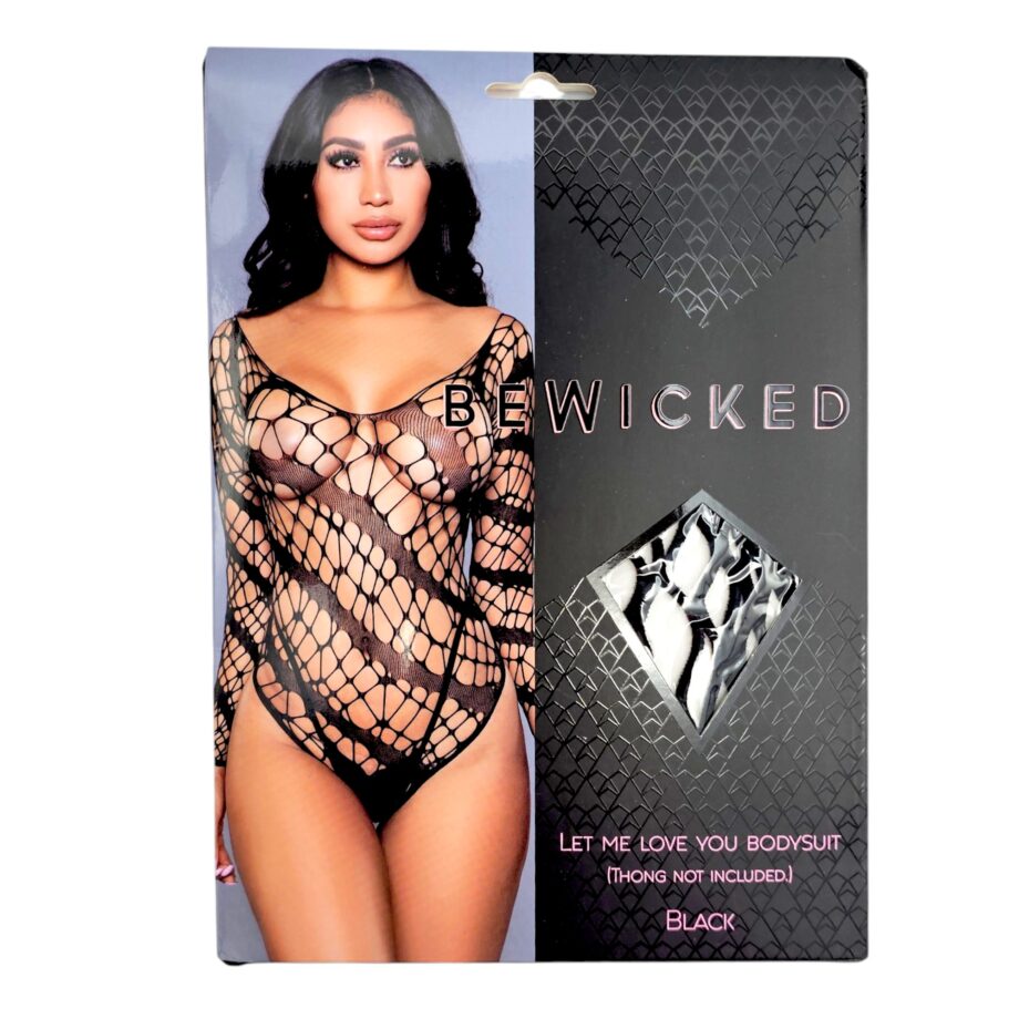 Let Me Love You Bodysuit - BLK / OS