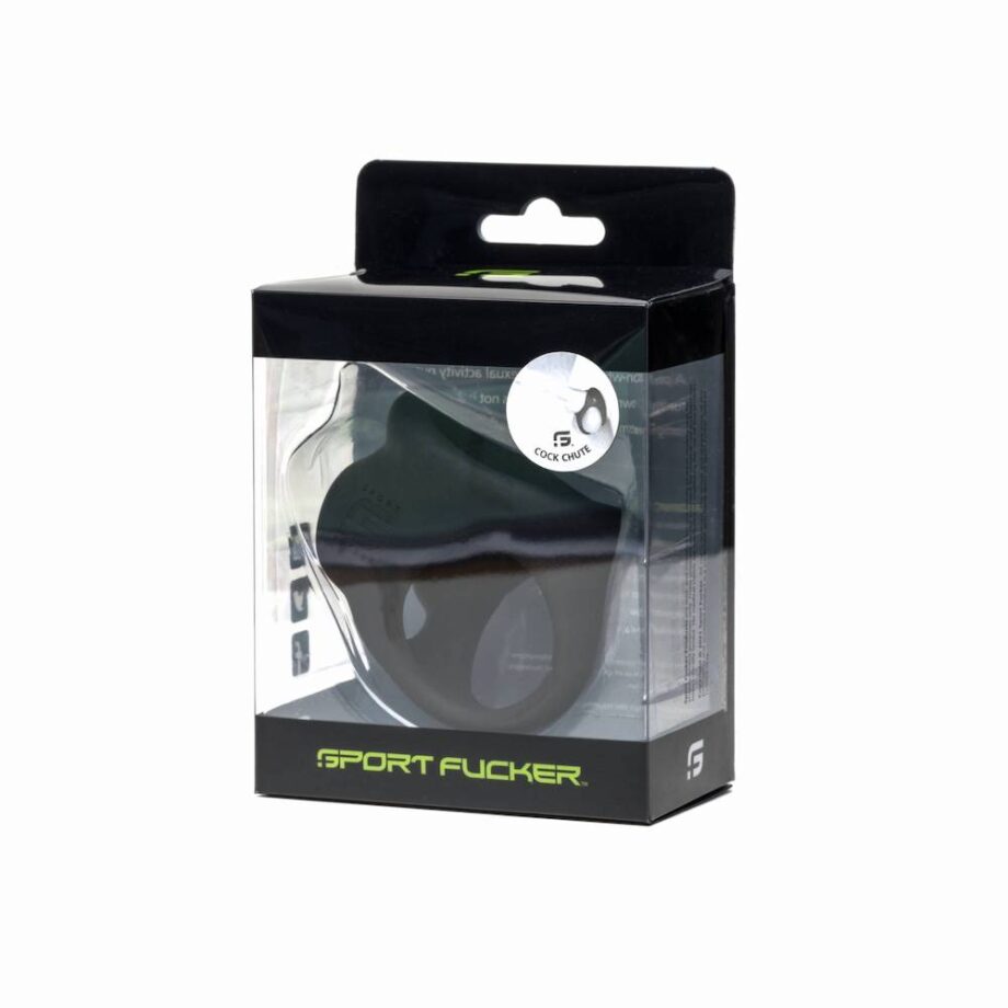 Liquid Silicone Cock Chute - Black