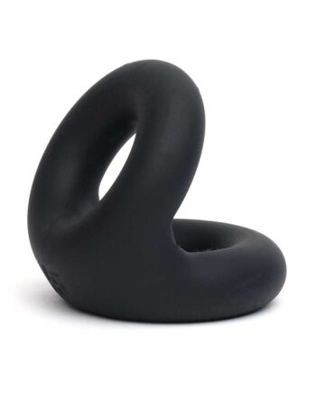 Liquid Silicone Rugby Ring - Black
