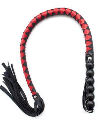 Mahogany Short Whip Black & Red