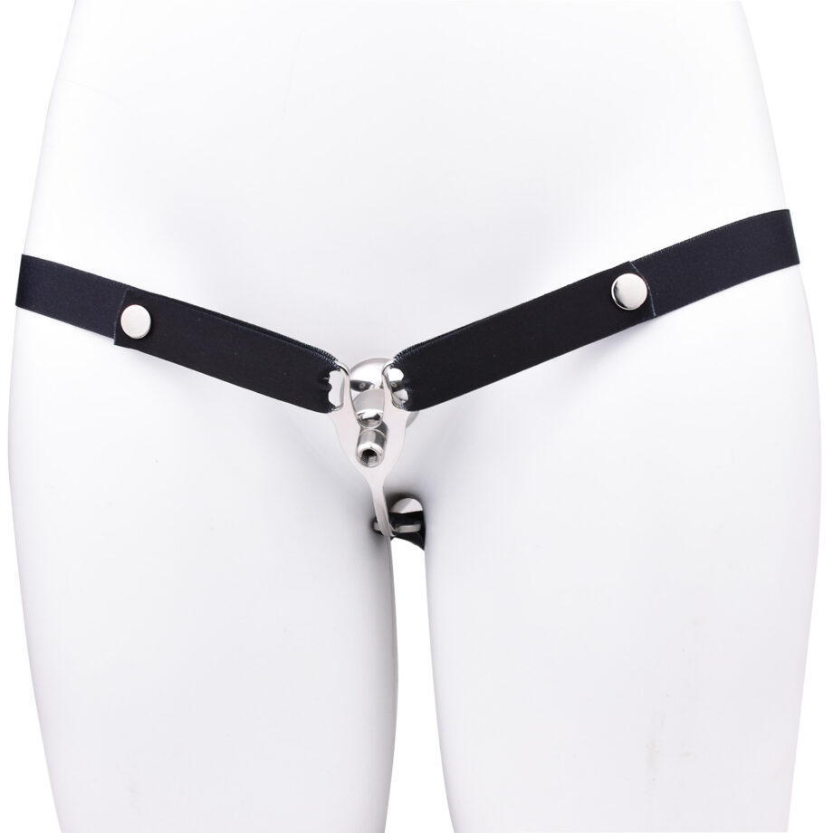 Male to Female Adjustable Chastity Device with Belt