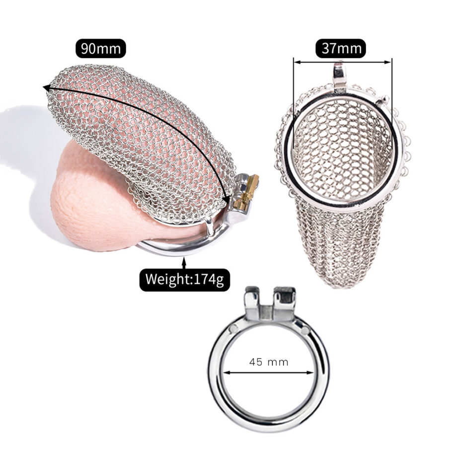 Mesh Chastity Cage L